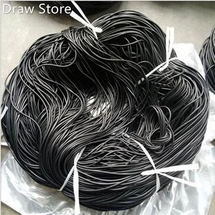 Round Sponge Cord Black Foam EPDM Rubber Gasket Trim Seal Di