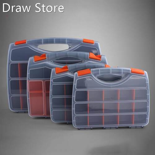 Tool Case Components Box Plastic Parts Combined Transparent