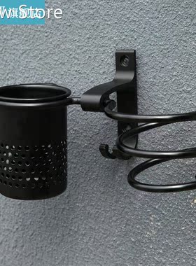 1Pcs Multi-Function Hair Dryer Holder Space Aluminum Toothbr