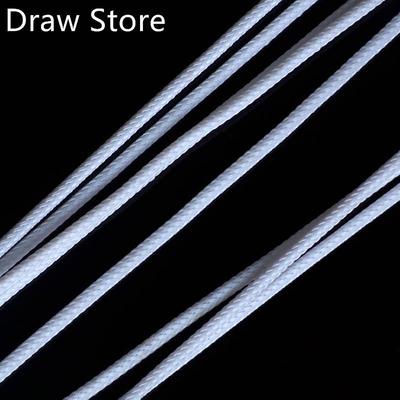 White 3-30mm Cable Sleeves Snakeskin Mesh Wire Protecting Ny