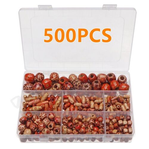 Wholesale Leopard Painted Wooden Beads Crystal Stone For Jew