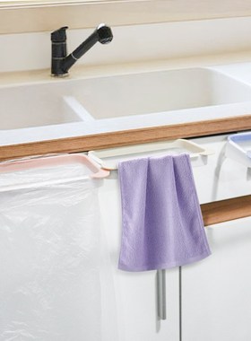 1Pcs upboard Door Back Hanging Trash Rack Storage Kitchen Ga