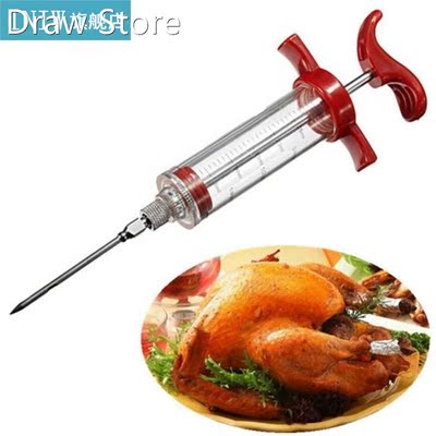 Meat Injector Kit Plastic Portable Marinade Infuser