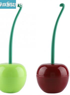 Cherry Shape Cleaning Toliet Brush Holder Set Standing typ