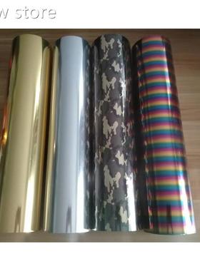 Fnre shippig 25cmx100cm metallic heat trasfer vinyln1 metael