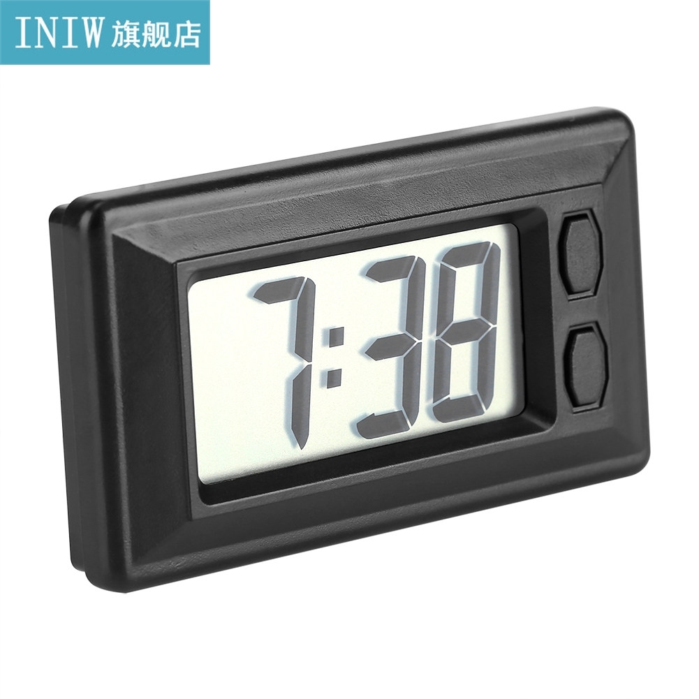 LCD Digital Table Car Dashboard Desk Electronic Clock Date T
