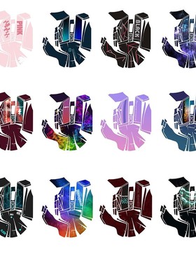 Wired Mouse Skates Side Stickers Sweat Resistant Anti-slip T