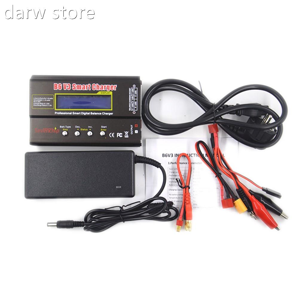 B6o V 80W 6A BatteryCharger Lipo 3NiMh1  Li In Ni Cd Digital