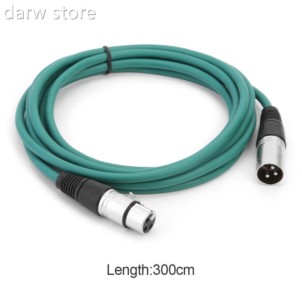3m cXLR 3Pin Male to Femae1 Shielod Audio Cable for Milrphon