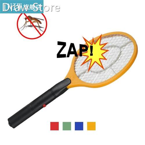 Operated Hand Racket Electric Mosquito Swatter Home Pest Bug