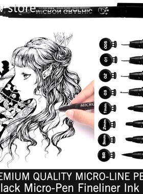 12 Pc Fifneli ner P1ens Waterproo Archival Insk ArtMarkers D