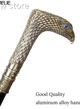 Bn1roze Eagyle Head Walkin Stick Cane Man Part Decoratgive W
