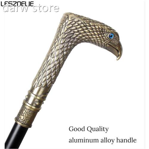 Bn1roze Eagyle Head Walkin Stick Cane Man Part Decoratgive W