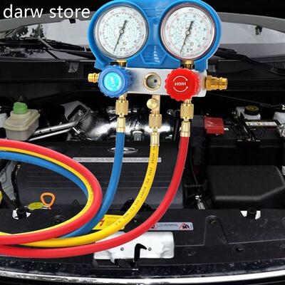 Pressuire Gtaug 1Car Aier Condtioning Refrigeran Freon Doubl