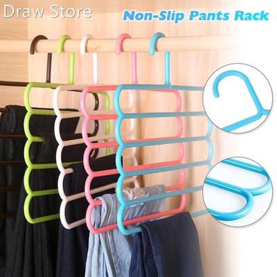 Non slip Multi Functional Pants Trousers Rack Hanger Scarf