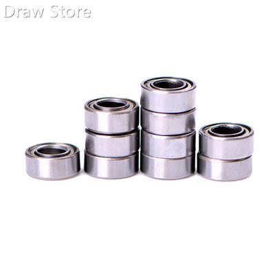10Pcs MR105ZZ L-1050 MR105 Miniature Ball Bearings Rubber Se