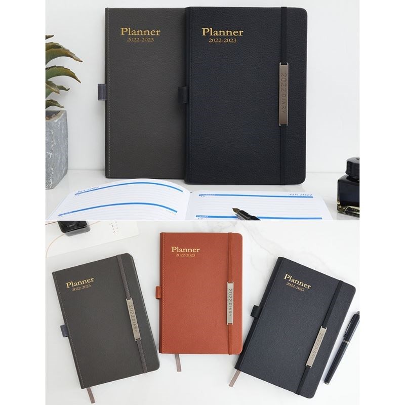 A5 Planner Notebook Lined 18 Months Journey Diary Travel Jou