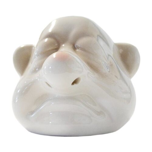 New Funny Dwarf Ceramic Egg Yolk Separator Handheld Egg Whit