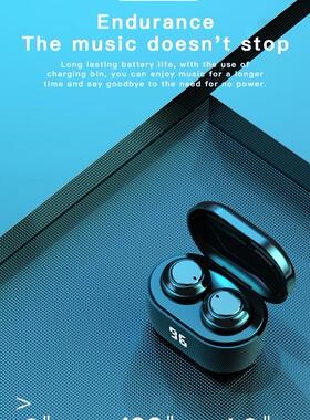 A6 Mini 0TWS Wiresles oHeadphones Blue1tooth 5. Earphne Spor