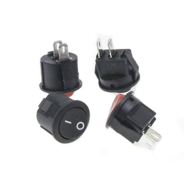 20 pcs/lot KCD1-105 16mm 2 Pin 250V 3A Boat Switch Snap-in S