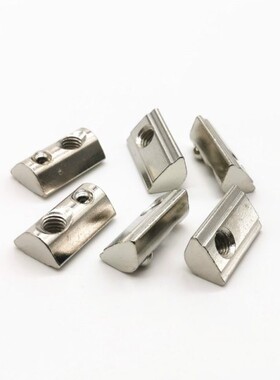 100/50/20pcs Half Round Elasticity Roll-in T Spring Nuts M3