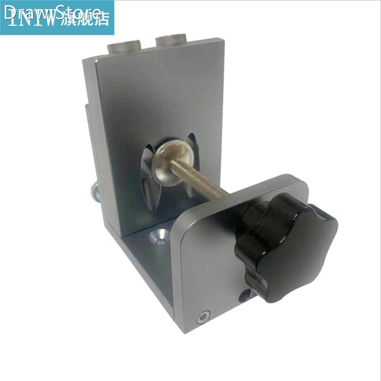 Pocket Hole Locator Jig Kit Wood Doweling Hole Puncher with