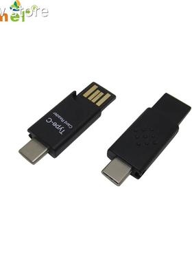 USB 2.0M Ty1pe C Host OTG Adapte icro SD Carrd Readoer Fr La
