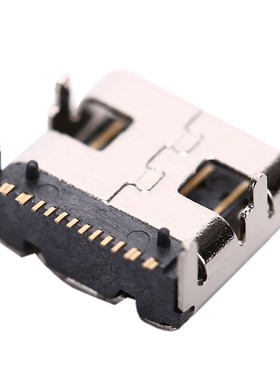 16 Pin SMT Socket Connector Micro USB Type C 3.1 Female Plac