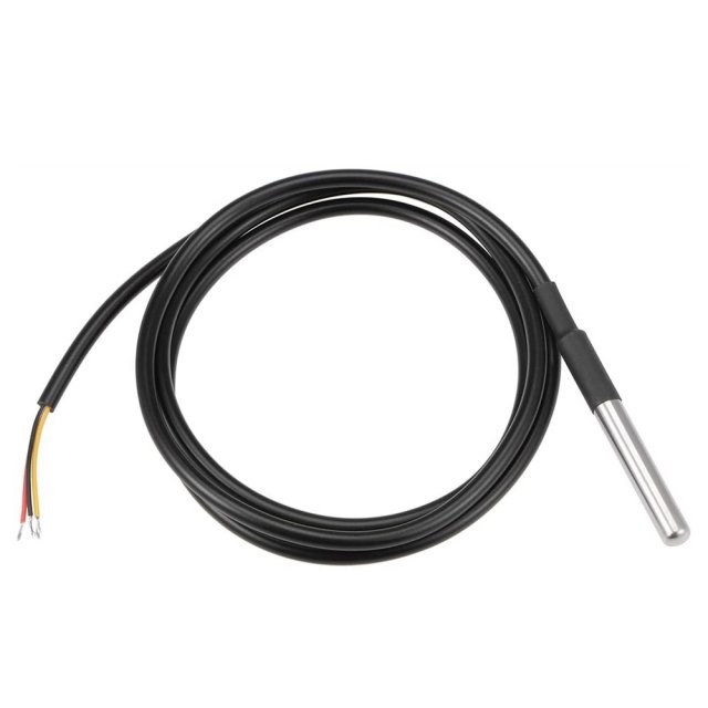 1PCS 1 Meter DS1820 Stainless Steel Package Waterproof DS18b