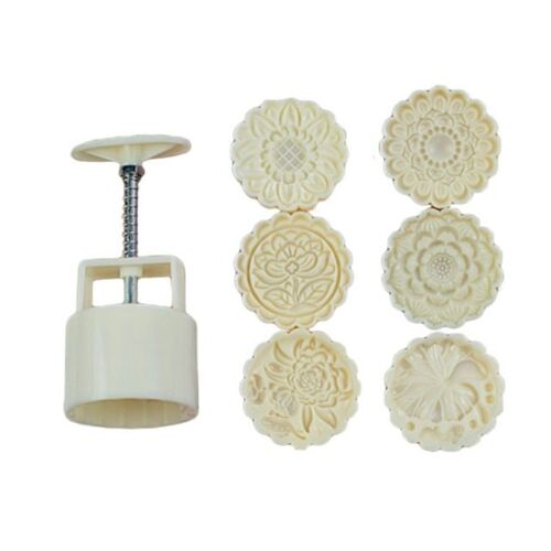 2022 New Cookie Cutter Moon Cake Mould with Stamps Mid Autum