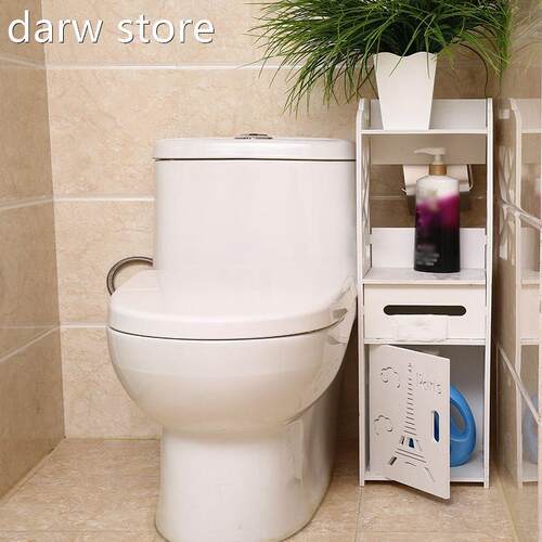 Durble Whitre Wooden athroom Shelf BFloor aStoage C1abinet S