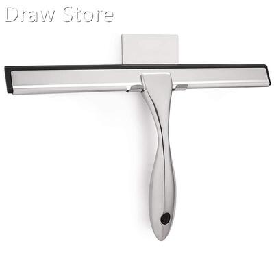 Shower Squeegee, Stainless Steel Glass Window Squeegee All-P