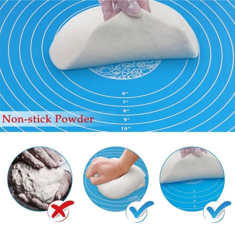 new 6 styles silicone kneading dough mat cookie cake baking