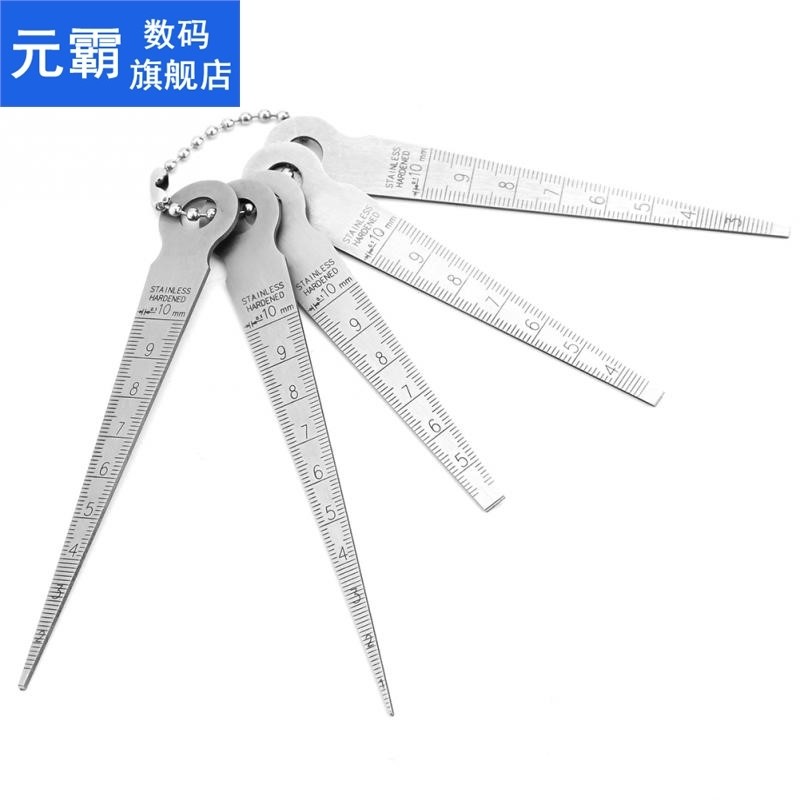 NEW Welding Taper Feeler Gauge Gage Stainless Steel Depth Ho