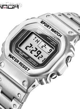 SANDA Top Brand Luxury Men's Watches LED Digital Watch M