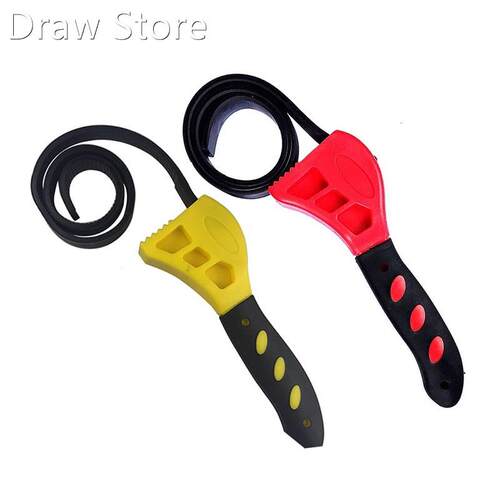 50cm Pipeline Wrench RubberStrap Wrench Belt Wrench Adjusta