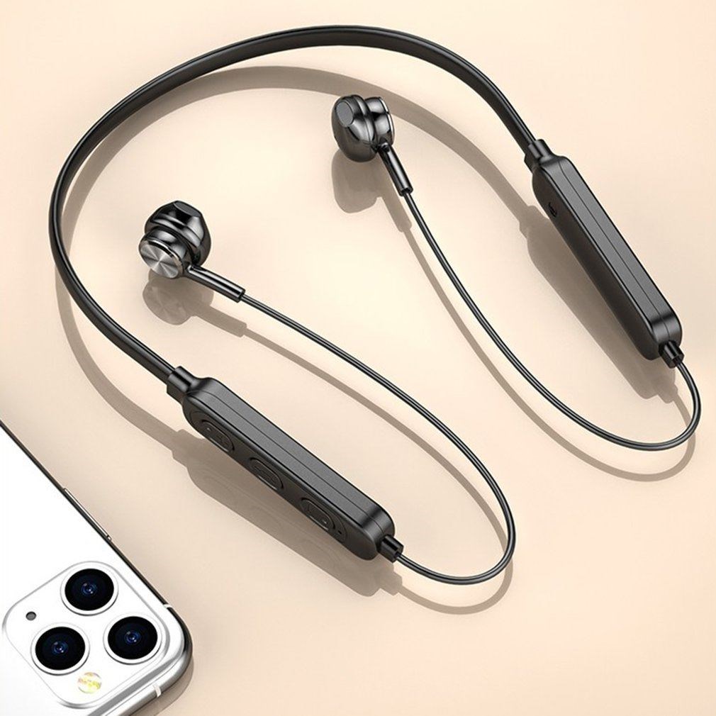 Magnetic Wireless Bluetooth-compatible 5.0 Earphones Neckban