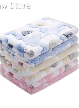 1 Pack 3 Blankets Super Soft Fluffy Premium Coral Fleece Pet
