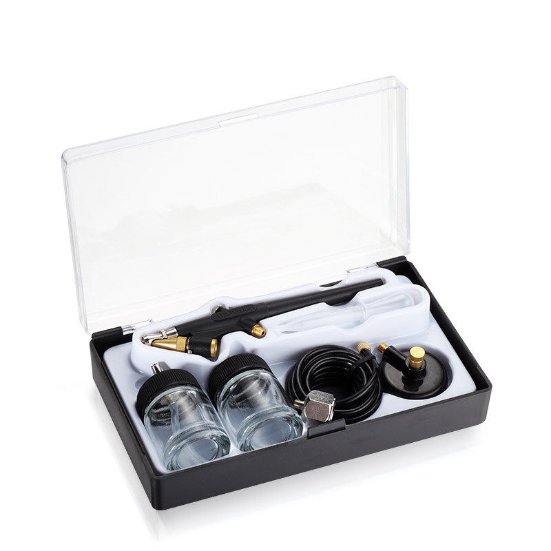 高达模型上色家具修补喷笔美术绘画单动下壶喷漆小喷枪138-0.