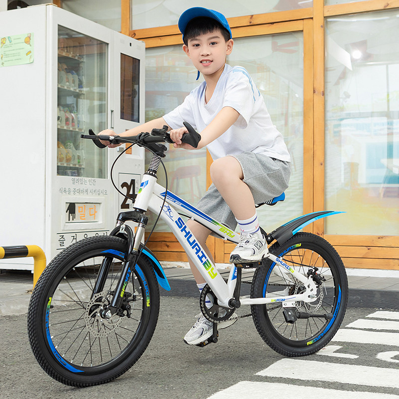 帅贝龙男女新款渐变儿童自行车