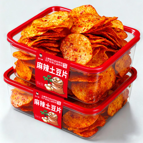 农科院麻辣土豆片薯片薯条零食
