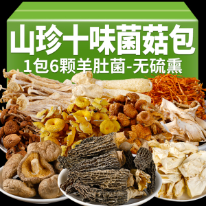 云南10味山珍菌菇包羊肚菌七彩菌汤包炖鸡煲汤食材汤料包菇类干货