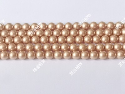 原装进口奥地利施家珍珠5810通孔3 5 6mm 651古董金