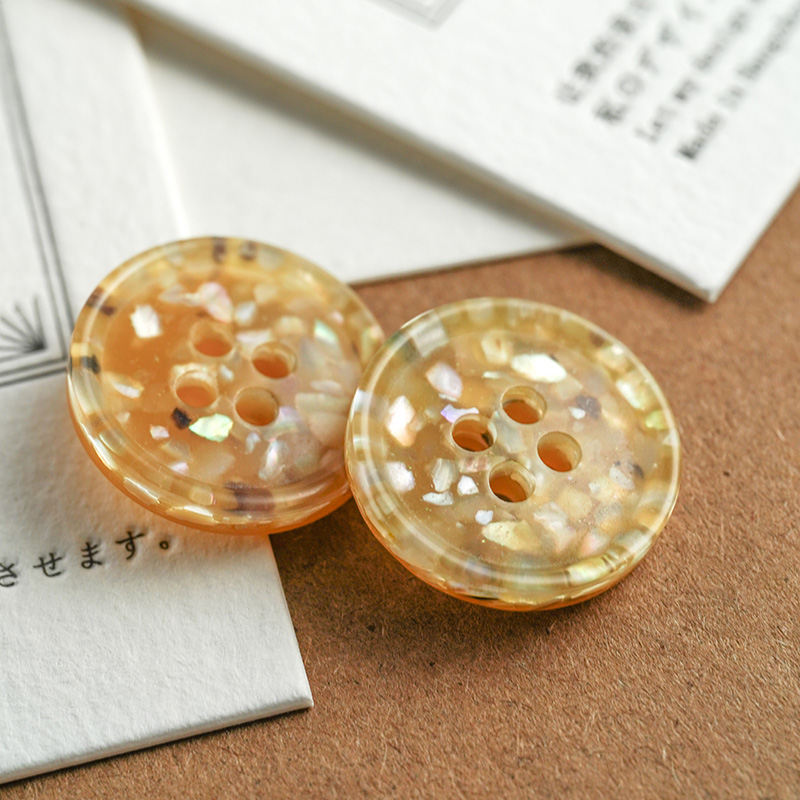 SAMA正品 日月贝 自然之美贝壳融入细边破碎贝壳再利用环保春夏扣