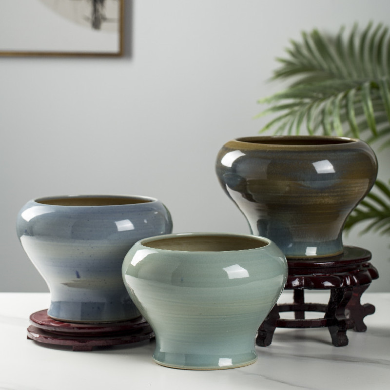 景德镇止物陶瓷高端北欧创意花盆