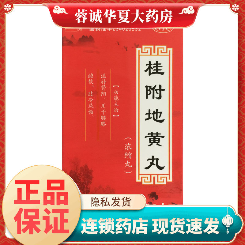 上龙 桂附地黄丸（浓缩丸） 720丸温补肾阳腰膝酸软