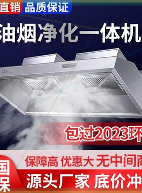 油烟机商用油烟净化器饭店餐饮店低空排放环保抽油烟净化一体机