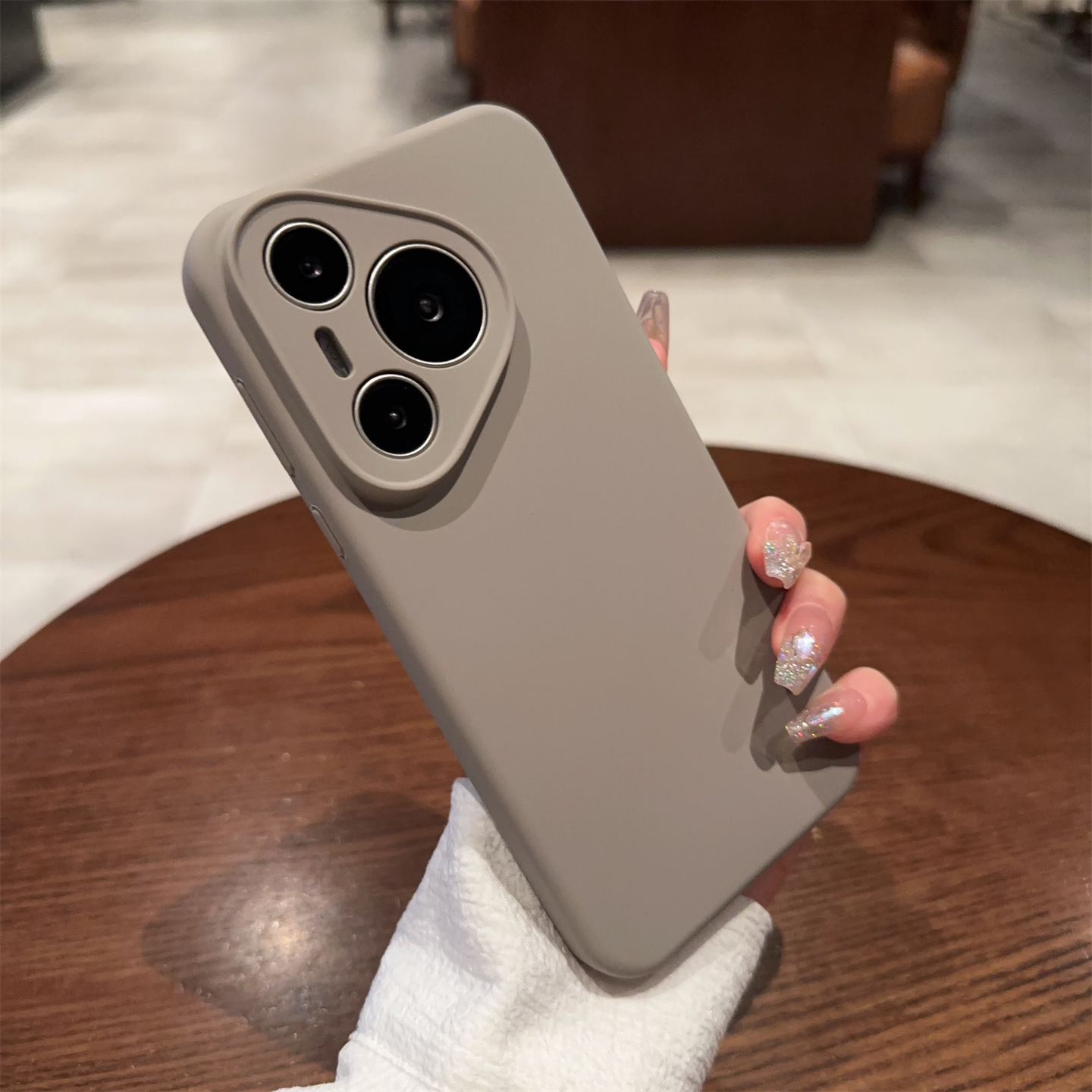 华为pura70手机壳液态硅胶耐脏