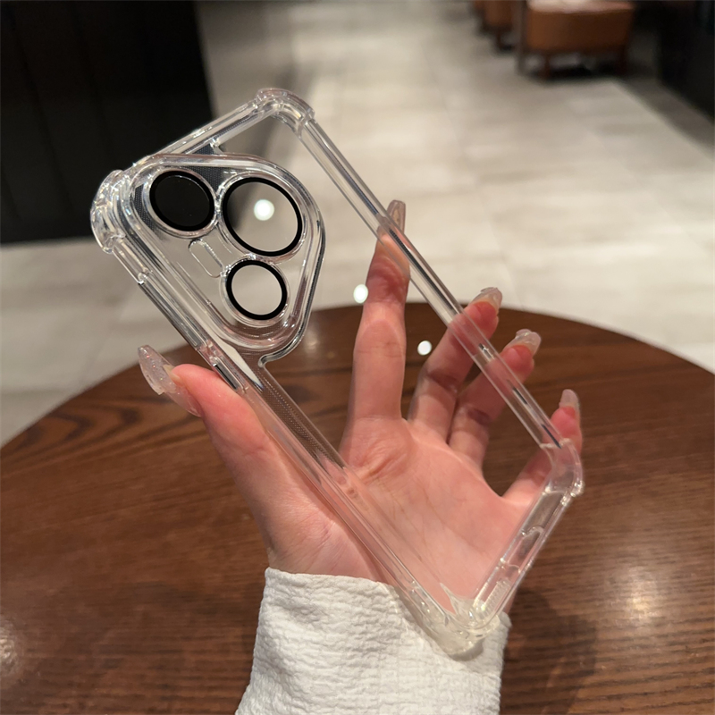 华为p70硅胶简约保护套气囊防摔