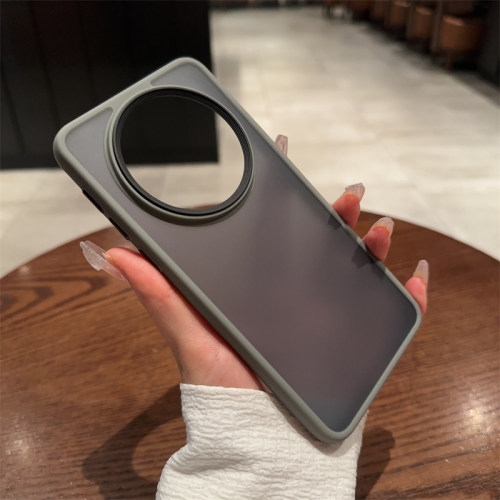 适用华为mate60pro磨砂防摔壳